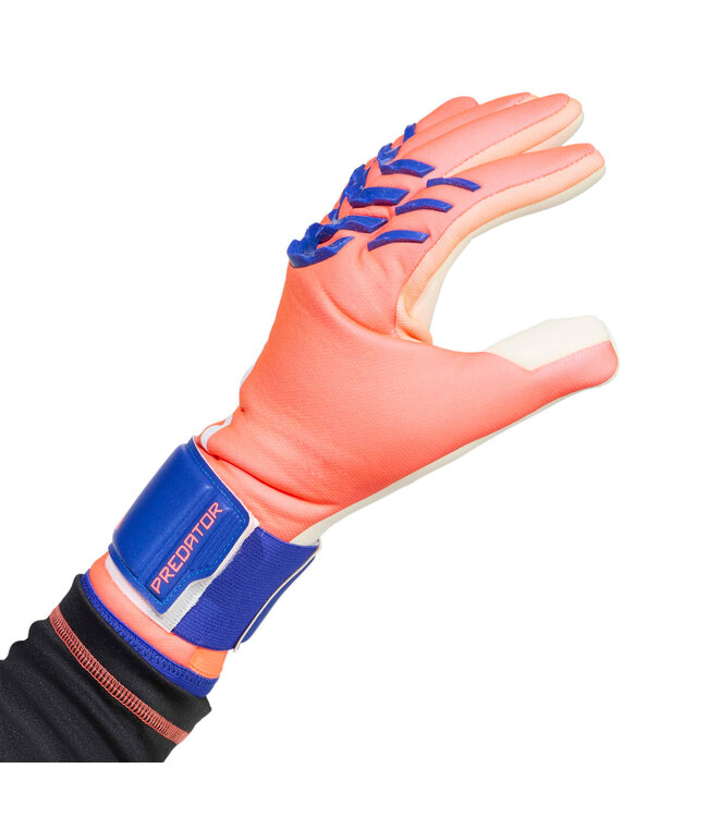 Adidas Predator League Goalkeeper Gloves (Coral/Blue)