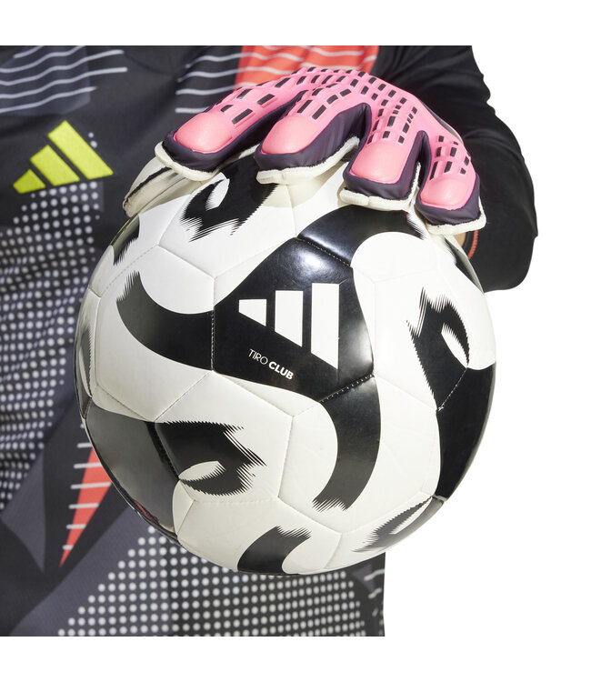 Adidas Predator Match Fingersave Goalkeeper Gloves (Pink/Black)