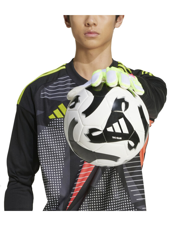 Adidas Predator League Goalkeeper Gloves (White/Lime/Pink)