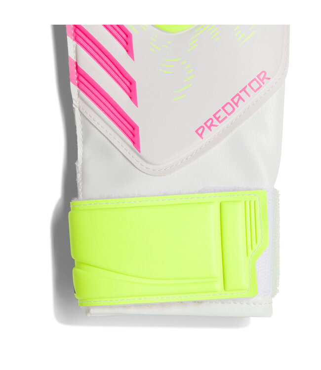 Adidas Predator Training Goalkeeper Gloves Jr (White/Lime/Pink)
