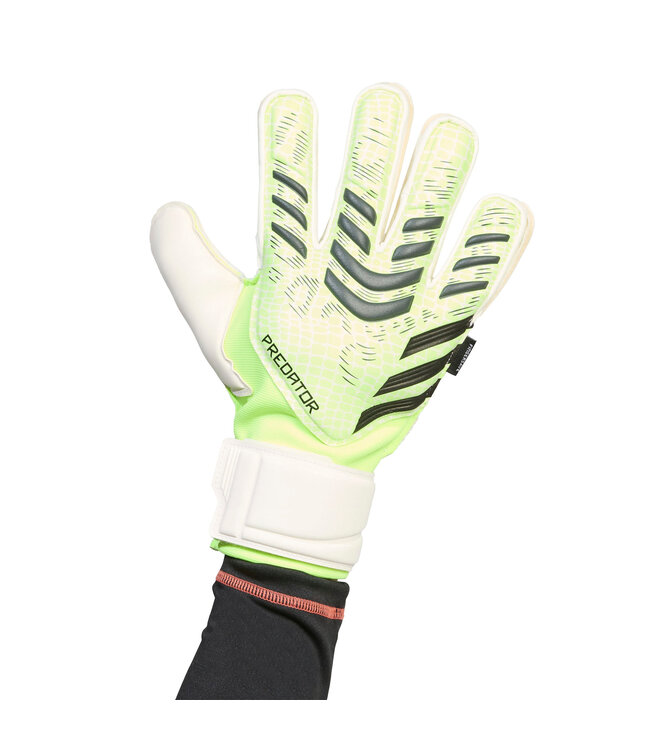Adidas Predator Match Fingersave Goalkeeper Gloves (Lime/Black)