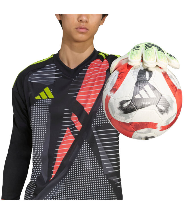 Adidas Predator Match Fingersave Goalkeeper Gloves (Lime/Black)