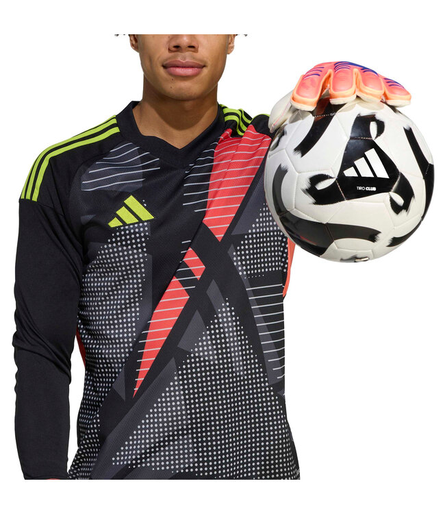 Adidas Predator Match Fingersave Goalkeeper Gloves (Coral/Blue)