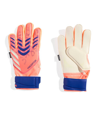 Adidas PREDATOR MATCH FINGERSAVE GK GLOVES JR (CORAL/BLUE)