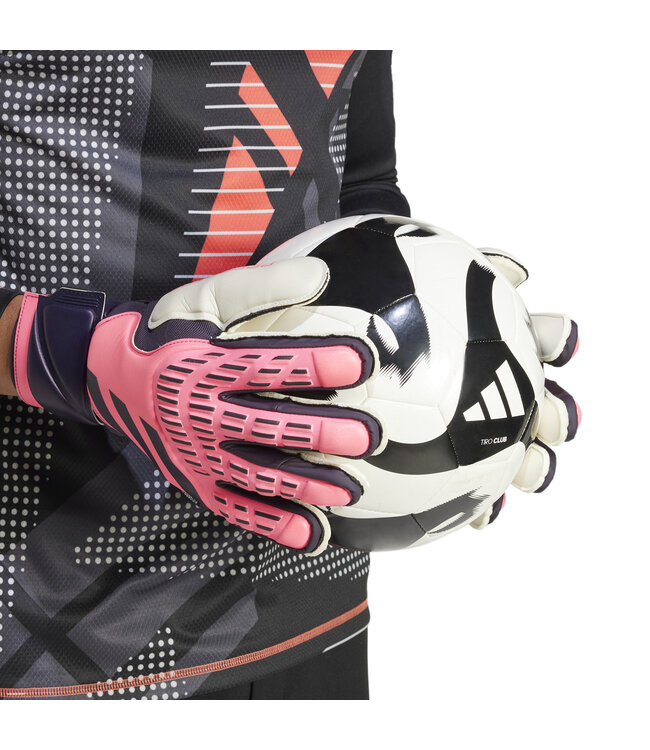 Adidas Predator Match Fingersave Goalkeeper Gloves (Pink/Black)