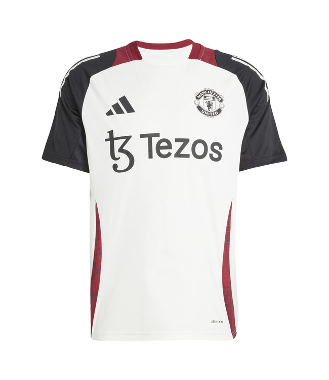 Adidas Manchester United 24/25 Tiro Training Jersey (White/Black)