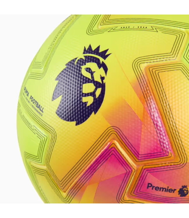 PUMA Orbita Ultimate Premier League Lights Ball 25/26 FIFA Quality (Yellow/Pink)