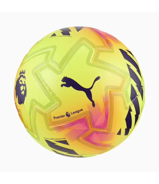 PUMA Orbita Ultimate Premier League Lights Ball 25/26 FIFA Quality (Yellow/Pink)