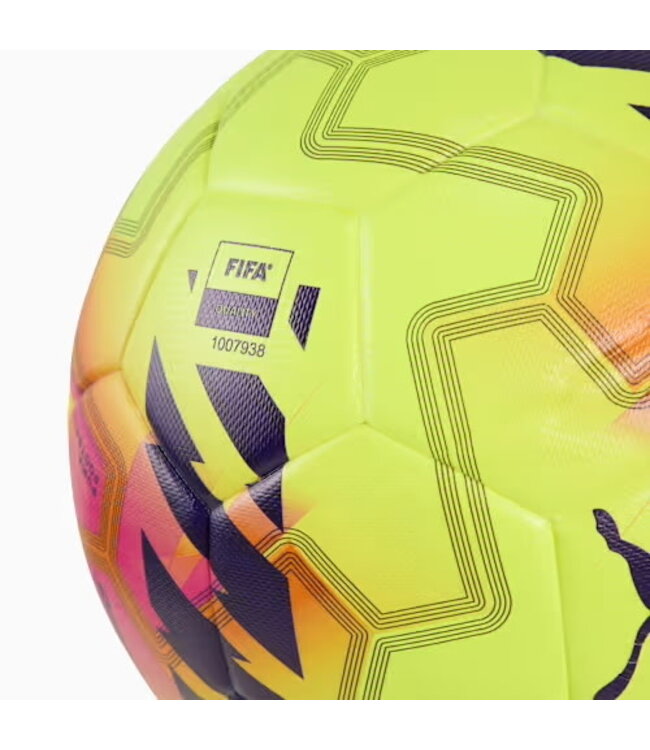 PUMA Orbita Match Premier League Lights Ball 25/26 FIFA Quality (Yellow/Pink)