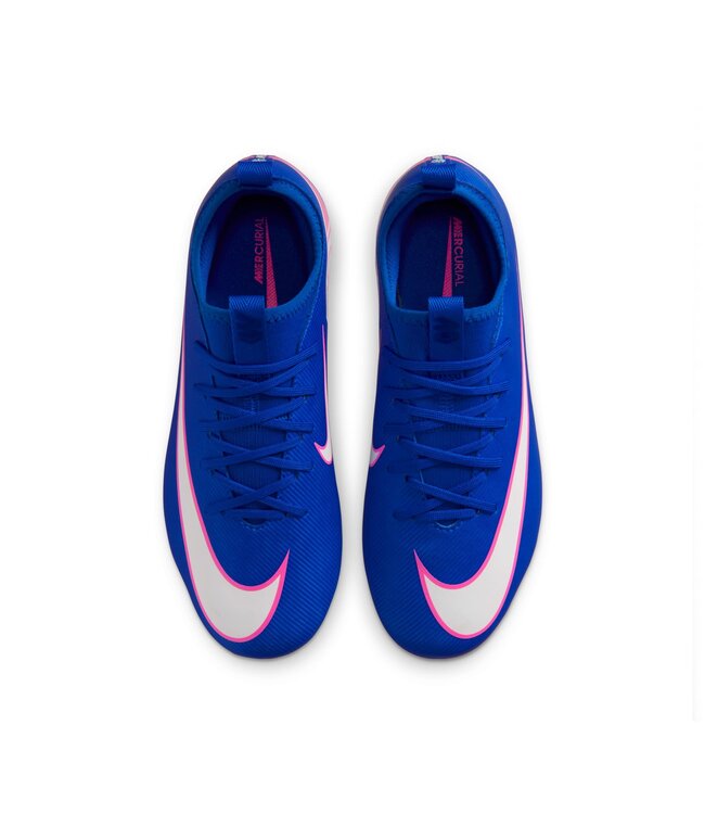 Nike Zoom Mercurial Vapor 16 Academy FG/MG Jr (Blue/White/Pink)