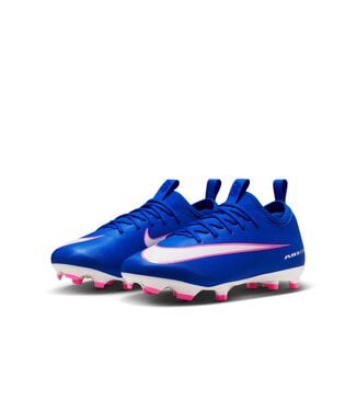 Nike ZOOM MERCURIAL VAPOR 16 ACADEMY FG/MG JR (BLUE/WHITE/PINK)