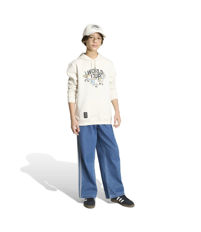 Adidas World Cup 2026 Mascot Graphic Hoodie Youth (White)