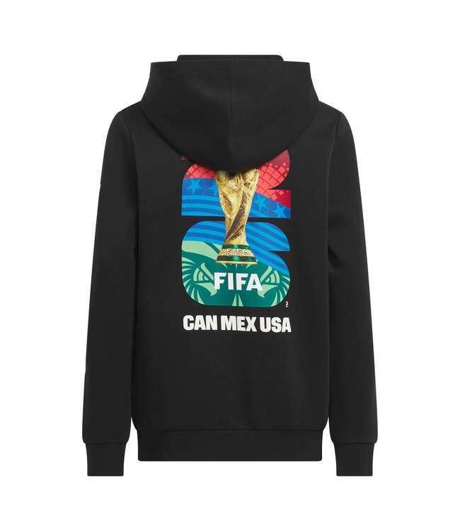 Adidas World Cup 2026 Match Ball Graphic Hoodie Youth (Black)