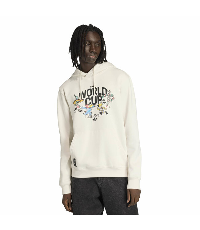 Adidas World Cup 2026 Mascot Graphic Hoodie (White)