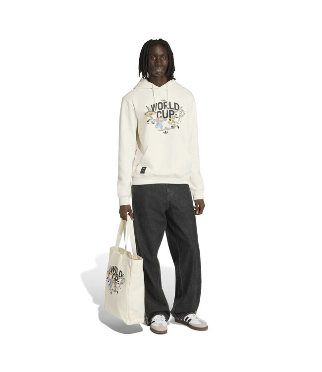 Adidas World Cup 2026 Mascot Graphic Hoodie (White)