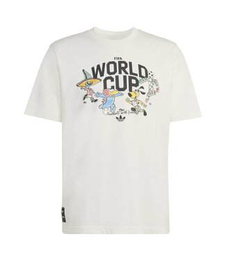 Adidas WORLD CUP 2026 MASCOT GRAPHIC TEE (WHITE)
