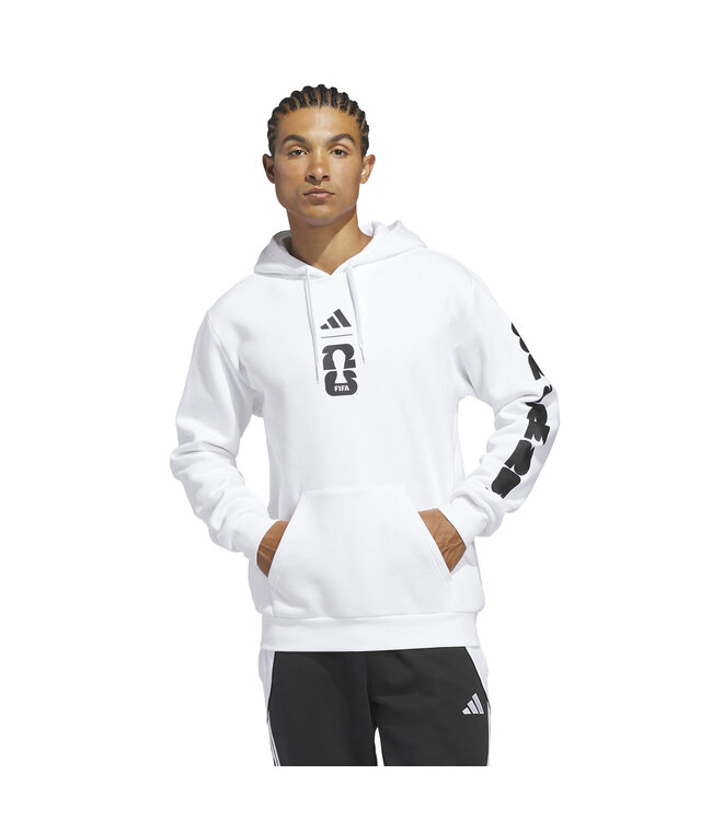 Adidas World Cup 2026 Match Ball Graphic Hoodie (White)