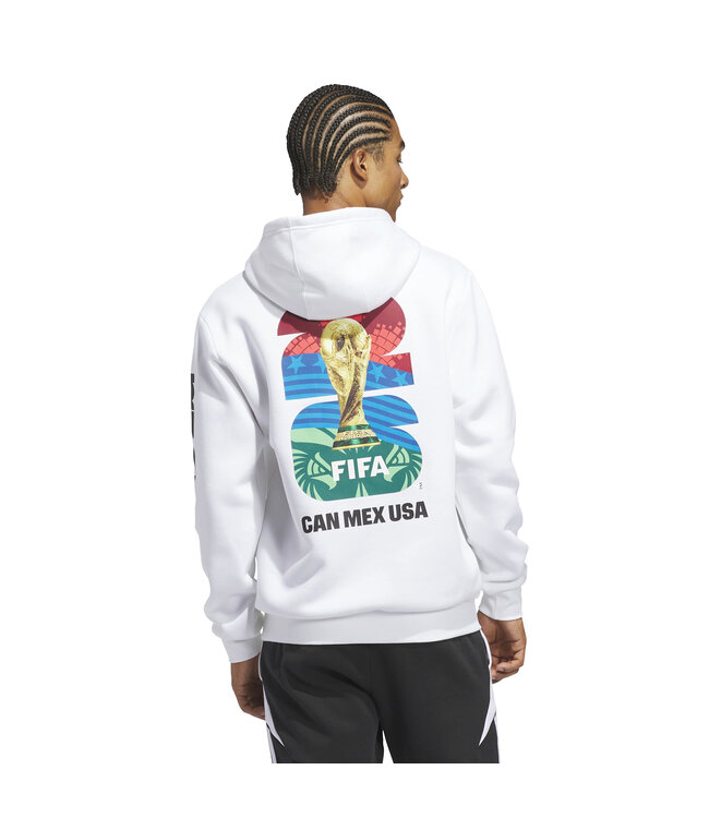 Adidas World Cup 2026 Match Ball Graphic Hoodie (White)