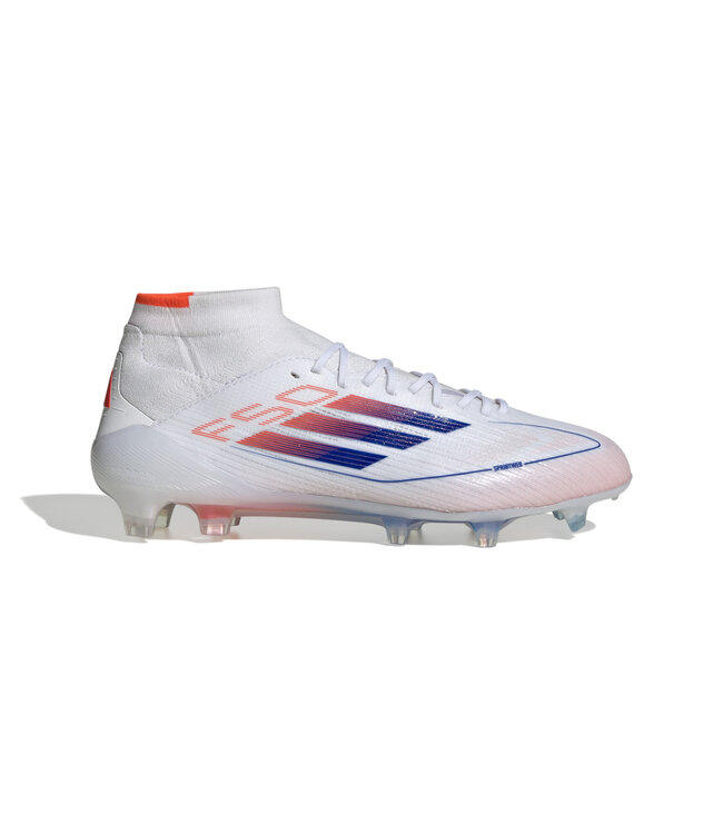 Adidas F50 Women's Elite Mid FG (White/Orange/Blue)