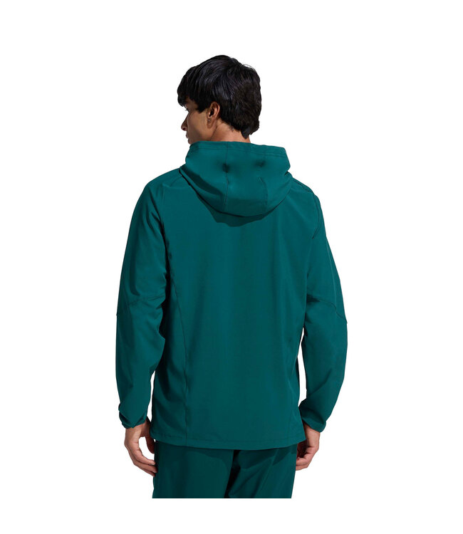 Adidas Mexico 2026 Tiro Travel Fill Zip Windbreaker (Green)