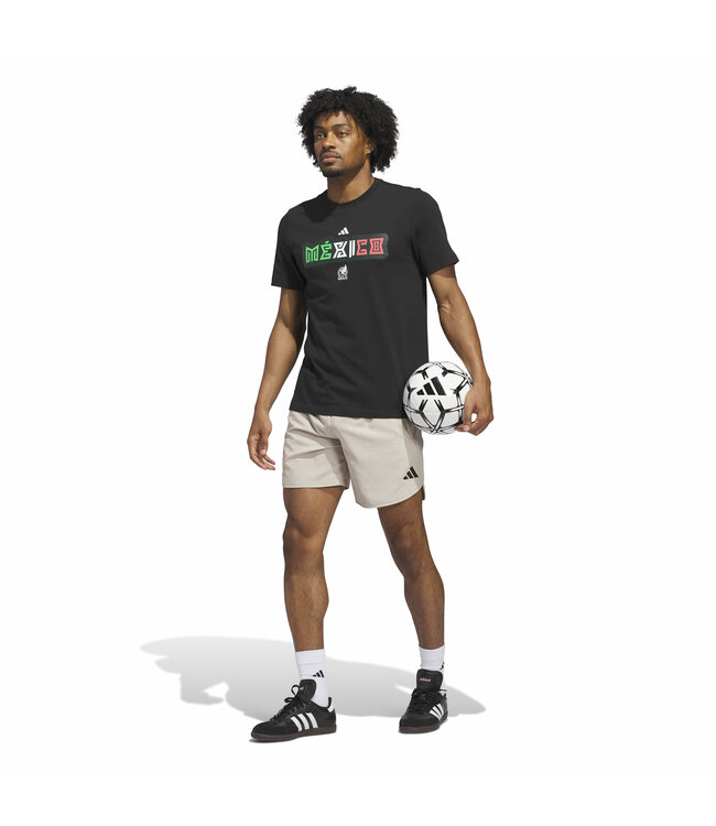Adidas World Cup 2026 Mexico Home Graphic Tee (Black)