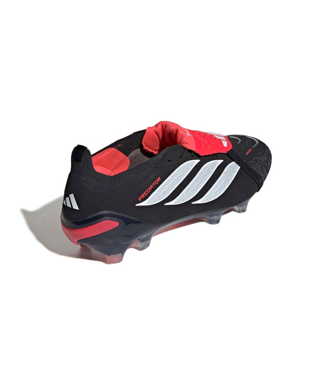 Adidas Predator Elite Fold-Over Tongue FG (Black/White/Red)