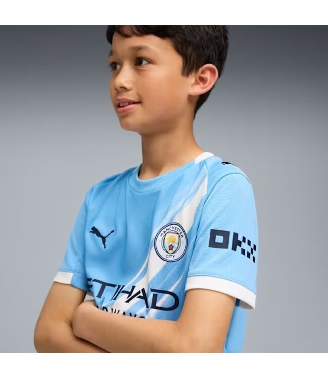 PUMA Manchester City 25/26 Home Jersey Youth (Blue)