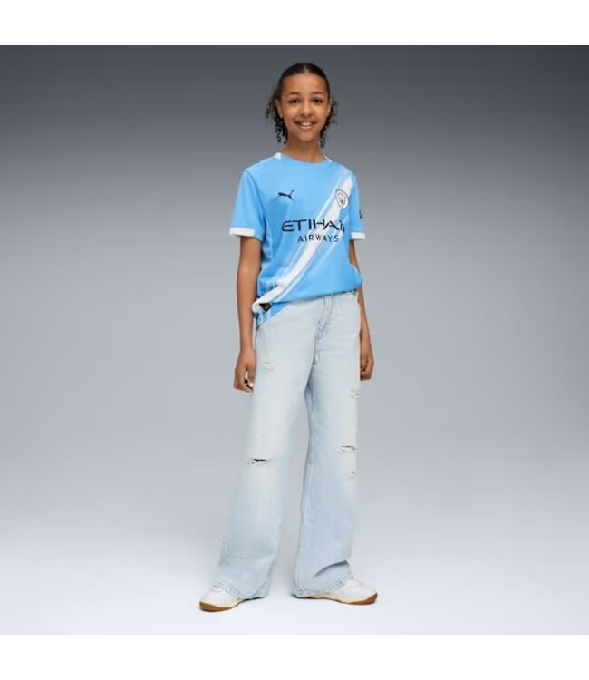 PUMA Manchester City 25/26 Home Jersey Youth (Blue)