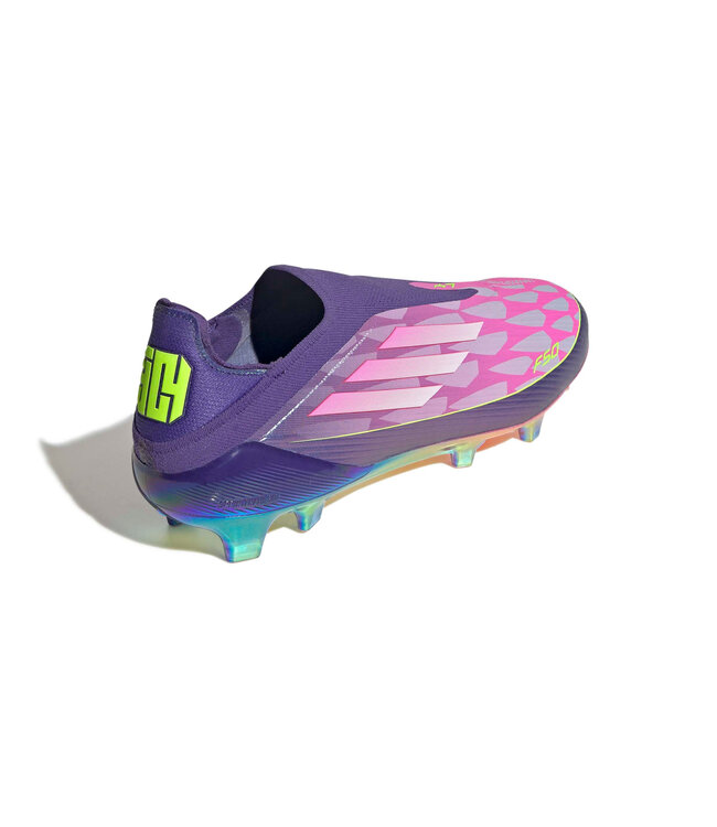 Adidas F50 Elite Laceless FG 'Lamine Yamal' (Pink/Purple)