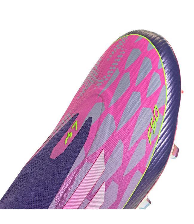 Adidas F50 Elite Laceless FG 'Lamine Yamal' (Pink/Purple)