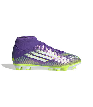 Adidas F50 CLUB MID FG/MG JR (PURPLE/VOLT)