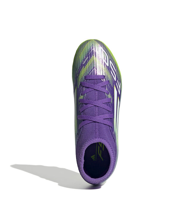 Adidas F50 Club Mid FG/MG Jr (Purple/Volt)