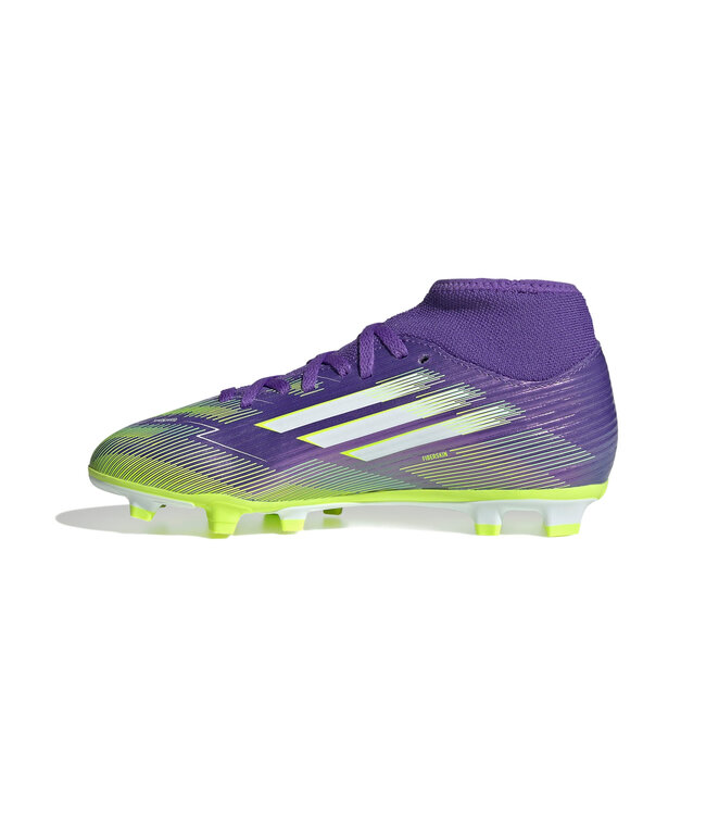 Adidas F50 Club Mid FG/MG Jr (Purple/Volt)