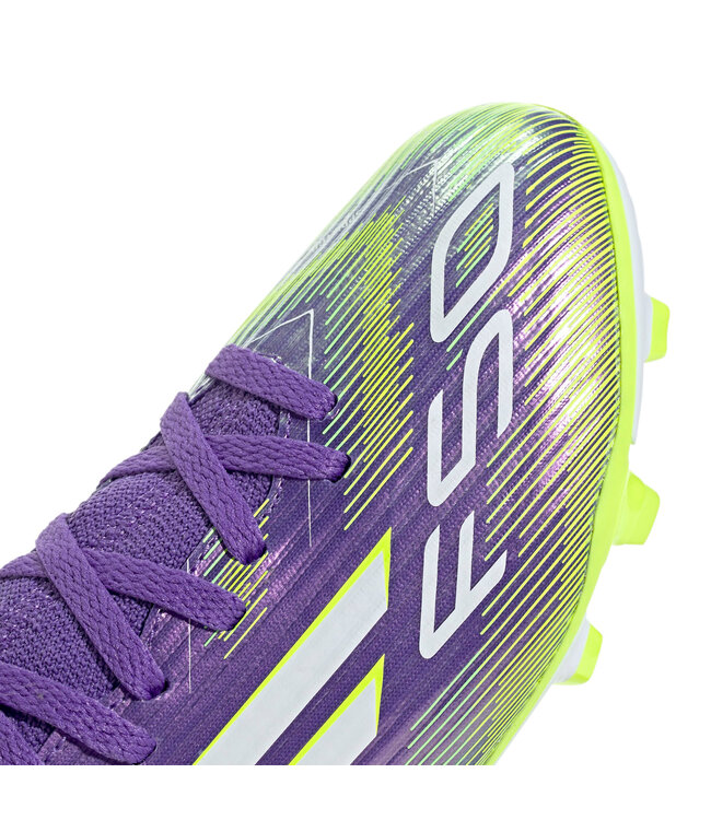 Adidas F50 Club Mid FG/MG Jr (Purple/Volt)