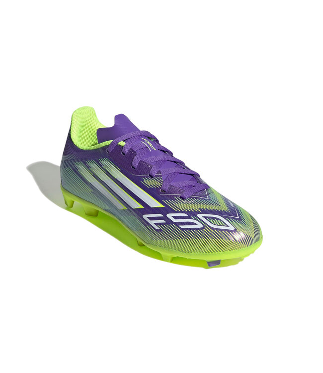 Adidas F50 League FG/MG Jr (Purple/Volt)