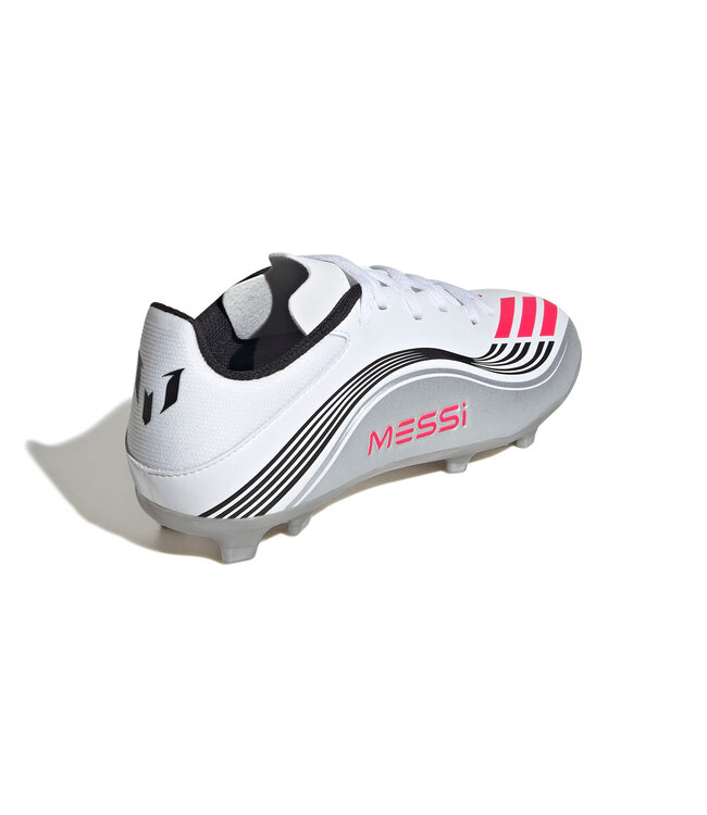 Adidas F50 League Messi FG Jr (White/Red)