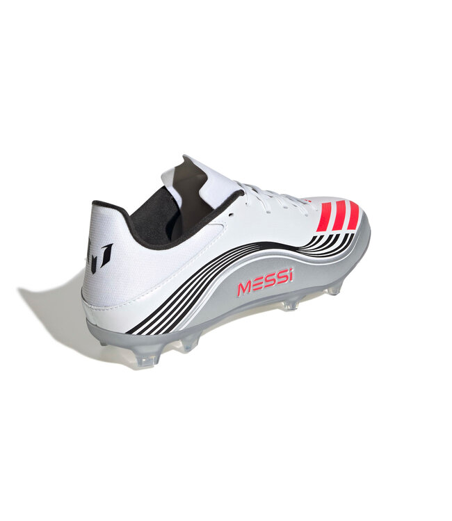 Adidas F50 League Messi FG (White/Red)