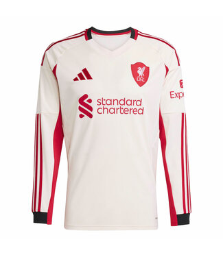 Adidas LIVERPOOL 25/26 LS AWAY JERSEY (WHITE/RED)