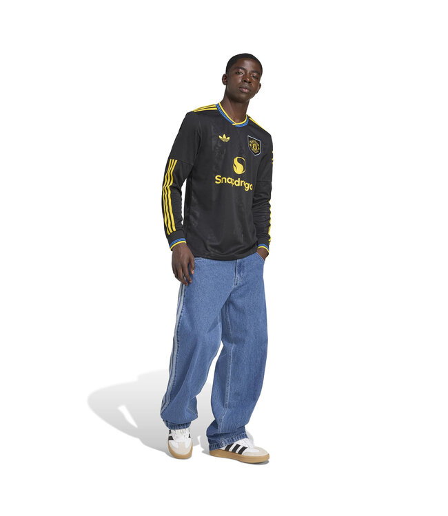 Adidas Manchester United 25/26 Long Sleeve Third Jersey (Black)