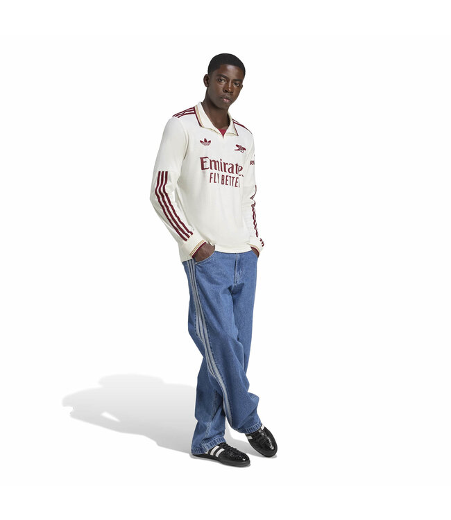 Adidas Arsenal 25/26 Long Sleeve Third Jersey (White/Red)