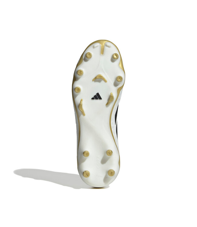 Adidas Copa Pure III League FG Jr (White/Black/Gold)