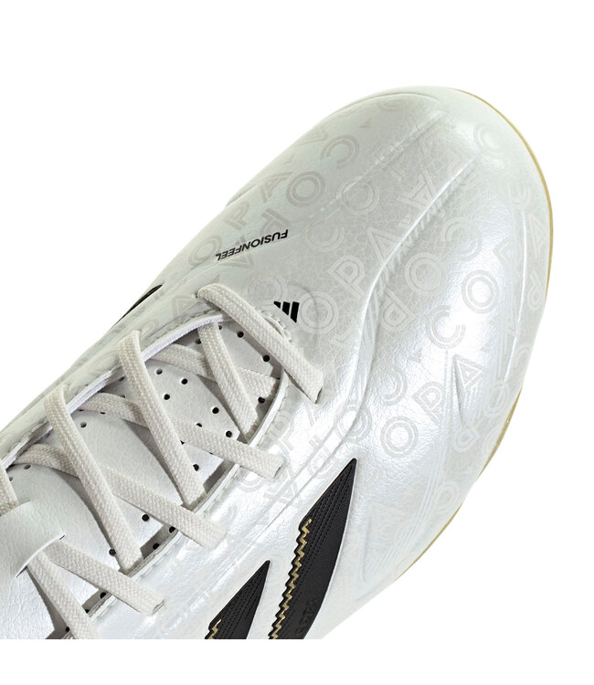 Adidas Copa Pure III League FG Jr (White/Black/Gold)