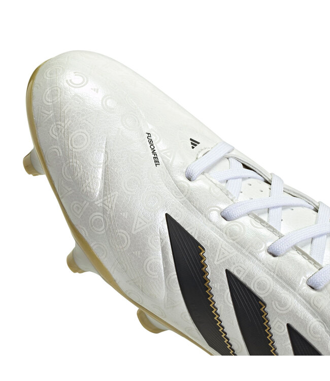 Adidas Copa Pure III League FG (White/Black/Gold)