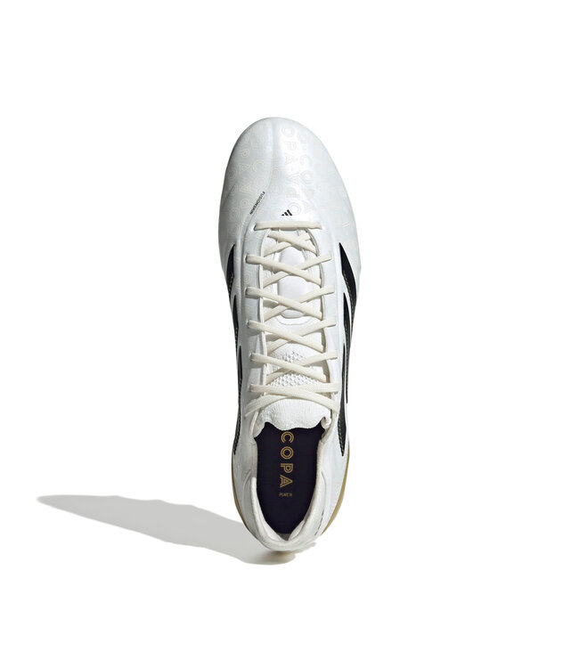 Adidas Copa Pure III Elite FG (White/Black/Gold)
