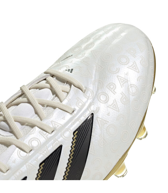 Adidas Copa Pure III Elite FG (White/Black/Gold)
