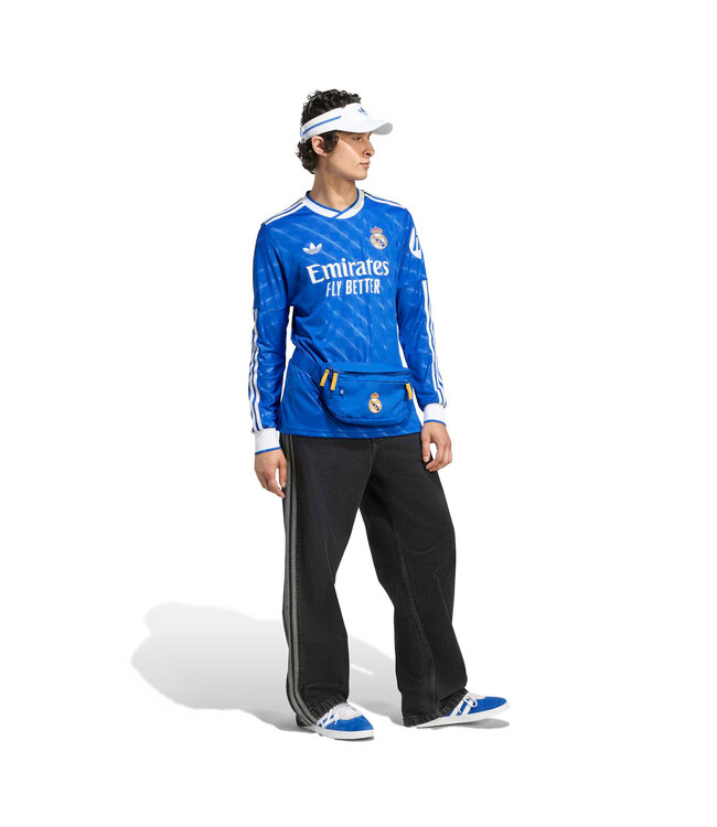 Adidas Real Madrid 25/26 Long Sleeve Third Jersey (Blue)