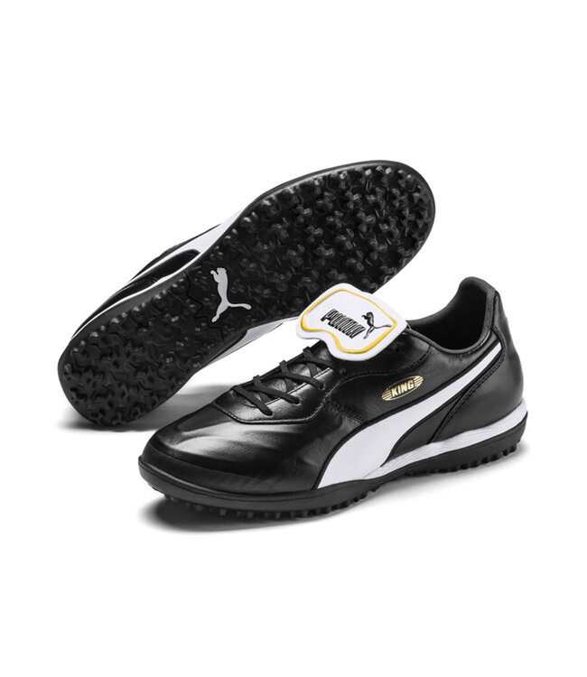 PUMA King Top Turf (Black/White)