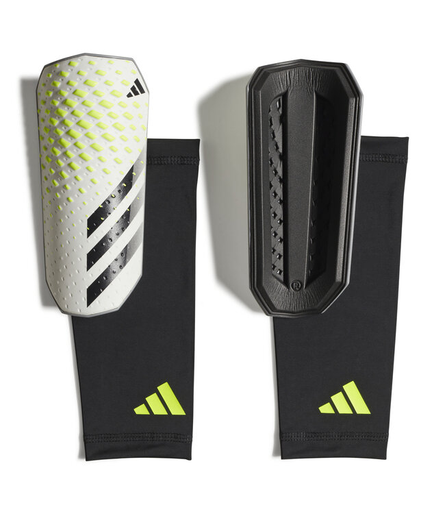 Adidas Predator League Shin Guard (White/Lime)