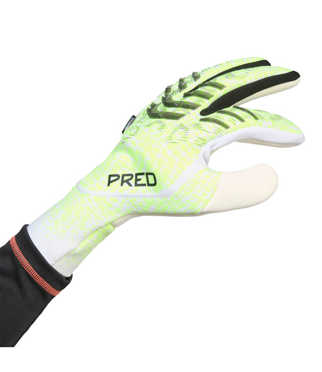 Adidas Predator Pro Fingersave Goalkeeper Gloves (Lime/Black)