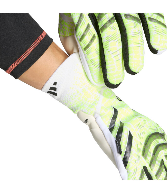 Adidas Predator Pro Fingersave Goalkeeper Gloves (Lime/Black)
